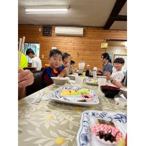 朝食風景